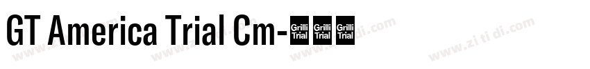 GT America Trial Cm字体转换